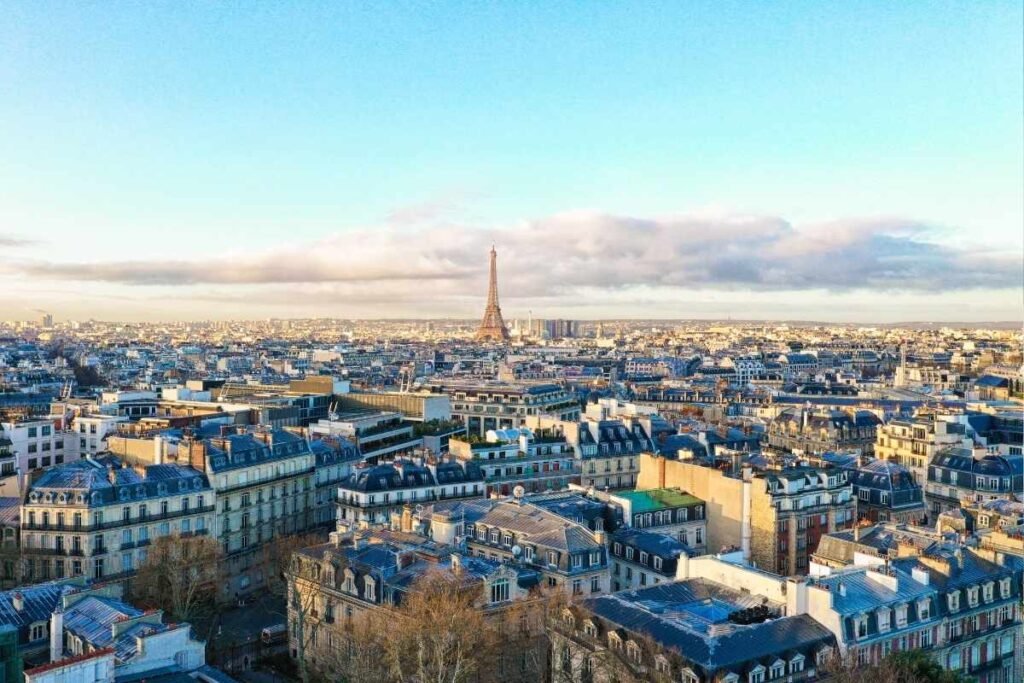 vista aérea de paris